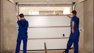 Training for Technician  Garage Door Installation  How to Install Sectionals Door [upl. by Orimlede]