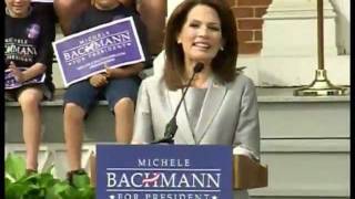 Michele Bachmann Enters 2012 GOP Field [upl. by Atnim]