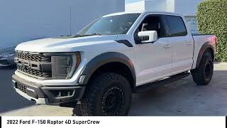 2022 Ford F150 Oxford White Black wLeatherTrimmed Bucket Seats madera Visalia Fresno Financing C [upl. by Steiner]