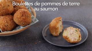 Boulettes de pommes de terre au saumon [upl. by Sivahc]