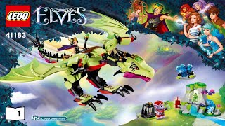 LEGO instructions  Elves  41183  The Goblin Kings Evil Dragon Book 1 [upl. by Lledyl283]