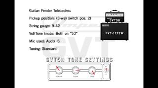 Ampeg GVT5H and GVT5110  Tone Samples and Settings [upl. by Aznecniv]