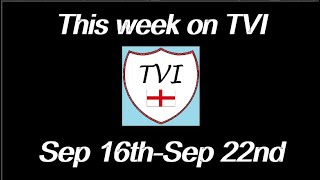 THIS WEEK ON TVI Sep 16thSep 22nd [upl. by Reilamag]