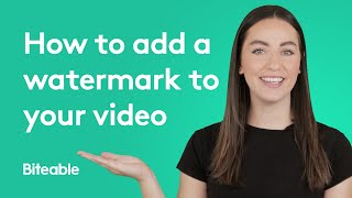 How to add a watermark to your video [upl. by Riane]