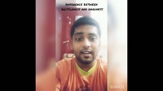 Difference between Brittleness and Hardness Physics  Ravi Prasath S  shorts [upl. by Airemat419]