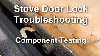 How to Troubleshoot the Door Lock on your Stove  Range [upl. by Carlton]