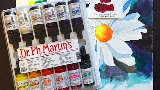 Dr Ph Martins Hydrus Liquid Watercolors [upl. by Publus]