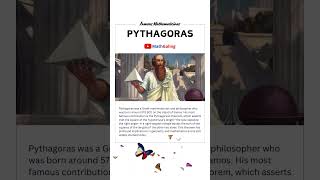 Pythagoras 🔍 Ang Sikreto sa Likod ng Pythagorean Theorem ✨ pythagoras MathGaling MathTutorial [upl. by Arbmik814]