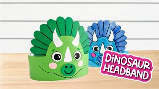 Dinosaur Headband Craft [upl. by Sholeen361]