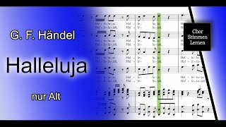 Halleluja G F Händel – nur Alt  alto solo [upl. by Cleopatre180]