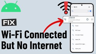 FIXED WiFi Connected But No Internet Access on Android [upl. by Friedly340]