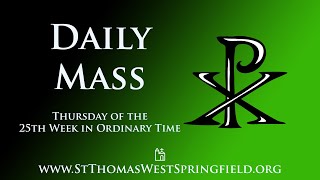 Daily Mass Thursday September 26 2024 [upl. by Willy]