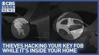 Car thieves are hacking key fobs to quickly and quietly steal vehicles [upl. by Aicac]