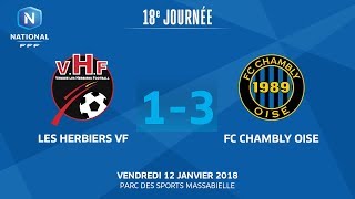 J18  Vendée Les Herbiers F  Chambly FC 13 le replay [upl. by Anuahs]