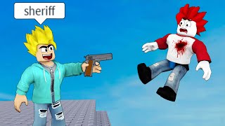 I Became SHERIFF In MURDER MYSTERY 2 In Roblox 🤠🤠Khaleel and Motu Gameplay [upl. by Hamlani]