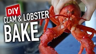 DIY Lobster amp Clam Bake  Feat Dad [upl. by Stralka]