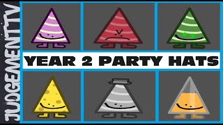 FIND THE FRIDGES  ALL YEAR 2 PARTY HATS amp CAPQUALITY 232 ROBLOX [upl. by Gayner]