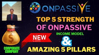 ONPASSIVE CORPORATE COMPANY TOP 5 STRENGTH  AMAZING INCOME MODEL 5 PILLARS NEW BUSINESS MODEL [upl. by Tecla]