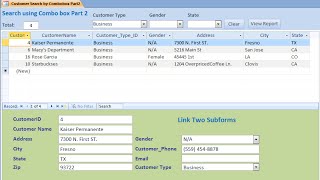 Access How to Create Search Form Using Combo box Part 1 [upl. by Guyer990]