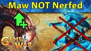 Gems of War Maw BUFF Astral Nerf [upl. by Notxarb]