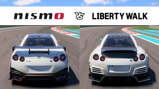 Forza Motorsport  Nissan GTR Nismo R35  Nismo vs LBWK Bodykit Comparison [upl. by Auqinehs]