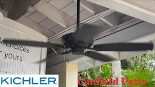 52” Kichler Canfield Patio ceiling fans [upl. by Lauer763]