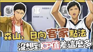 《黑子籃球手遊 乘號》森山、日向客家天賦點法！兩隻角色CP值有差！ [upl. by Eiram]