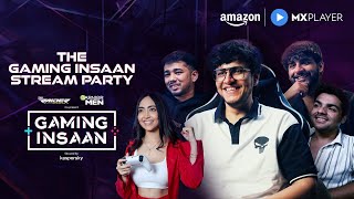 The Gaming Insaan Launch Party Stream ft Triggered Insaan [upl. by Ginny155]