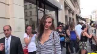 Fashion Week Paris 2013 2014 KARLIE KLOSS N3 [upl. by Yxel]