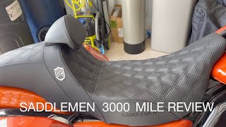 3000 MILE SADDLEMEN SEAT REVIEW BETTER BIKE CONTROL [upl. by Luapleahcim]