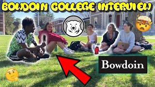 Interviewing Bowdoin Students 🤪 party scene 🎉 trivia 💡 academics 📚 [upl. by Niac]