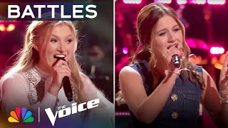 Sydney Sterlace and Sloane Simon Are Spectacular on Billie Eilishs quotBIRDS OF A FEATHERquot  The Voice [upl. by Aleacem383]