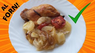 ✅POLLASTRE al FORN amb PATATES🥔  recepta FÀCIL pas a pas [upl. by Notlrahc]