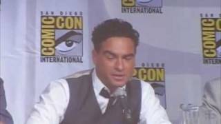 Big Bang Theory panel Comic Con 2010 part 3 [upl. by Tterrej349]