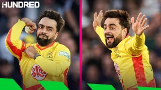 RASHID KHAN GENIUS 👏 Every ball from his spectacular spell against London Spirit [upl. by Kuehnel]