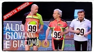 I Maratoneti 3 di 4  Ammutta Muddica  Aldo Giovanni e Giacomo [upl. by Annaej]