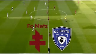 FC Metz  SC Bastia 11 Résumé du match  Ligue 2  20242025 [upl. by Lew]