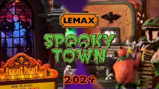 Lemax Spooky Town 2024 Display Edited [upl. by Nylaehs572]