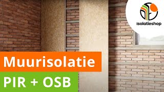 Zelf een buitenmuur isoleren van binnenuit  muur isolatie met PIROSB  De Isolatieshop [upl. by Cole]