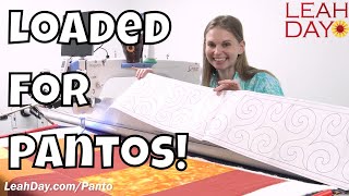 How to Load Your Frame for Pantograph Quilting  Quilting Pantos 1 [upl. by Chick]