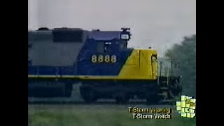 CSX 8888 AKA The Crazy 8s Incident but I Put Early Runaway theme sound track over for CSX 8888 [upl. by Onil144]