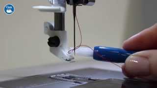 How to use a Dritz Machine Needle Inserter amp Threader [upl. by Holzman624]