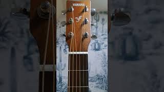 Yamaha acoustic guitar after a full setup and new strings by wrayzguitarsetups guitar guitarist [upl. by Nylla]