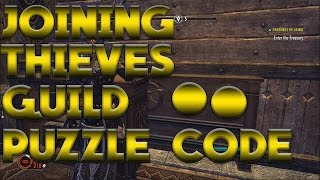 Partners in Crime Puzzle Elder Scrolls Online Thieves Guild [upl. by Sonia]