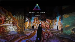 Temple of Light immersive art show in Shenzhen  Expomobilia [upl. by Ytitsahc]