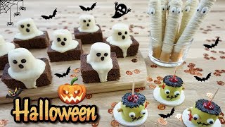 Dulces para HALLOWEEN  MUY FÁCIL  BROWNIE CHOCOLATE  El Rincón de Belén [upl. by Ching]