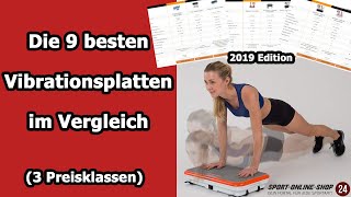 Vibrationsplatte kaufen 2019 ➡️ Die 9 besten Vibrationsplatten im Vergleich 3 Preisklassen [upl. by Lizette]