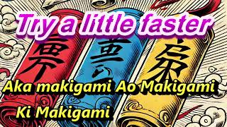 Mastering the Japanese Tongue Twister Akamakigami Aomakigami Kimakigami [upl. by Avrenim]