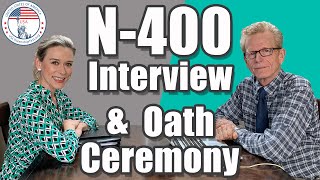 2024 US Citizenship Interview Practice and SameDay Oath Ceremony  N400 application [upl. by Hsac27]