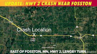 UPDATE 2Vehicle Crash Near Fosston Minnesota [upl. by Austina]